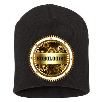 Horologist Horology Clockmaker Watchmaker Timekeeper Watch Collector Clock Lover Short Acrylic Beanie