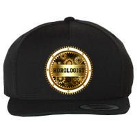 Horologist Horology Clockmaker Watchmaker Timekeeper Watch Collector Clock Lover Wool Snapback Cap