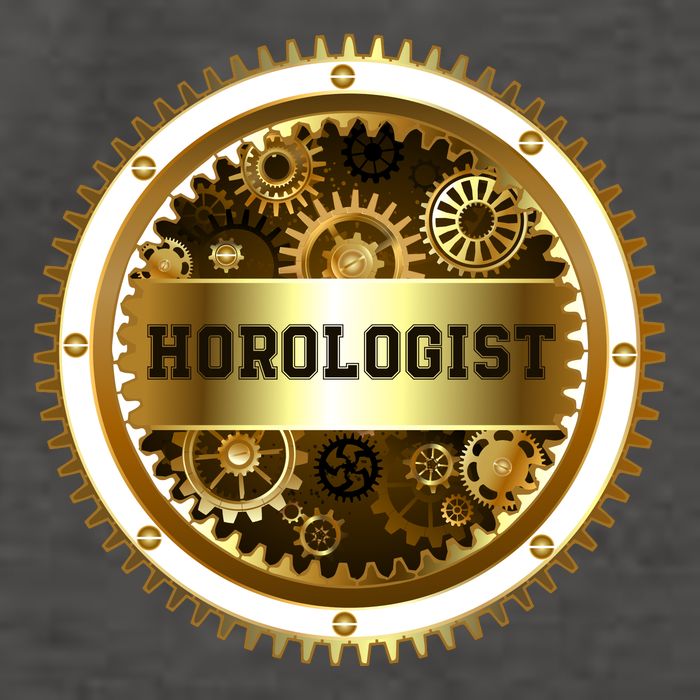 Horologist Horology Clockmaker Watchmaker Timekeeper Watch Collector Clock Lover Vector Backpack