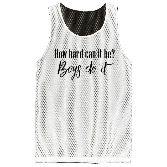 How Hard Can It Be Do It Funny Quotes Apparel Mesh Reversible Basketball Jersey Tank