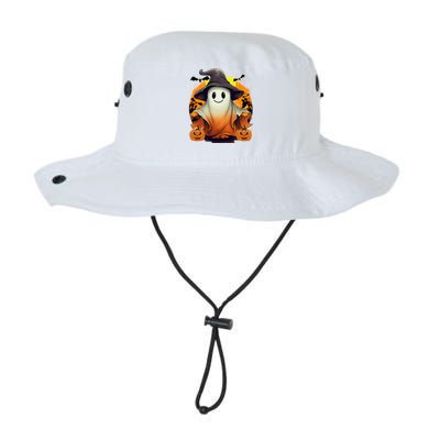 HAPPY HALLOWEEN Cute Halloween Ghost Bat & Halloween Pumpkin Bucket Hat