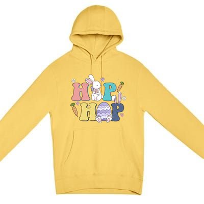 Hip Hop Cute Easter Bunny Premium Pullover Hoodie