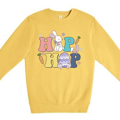 Hip Hop Cute Easter Bunny Premium Crewneck Sweatshirt