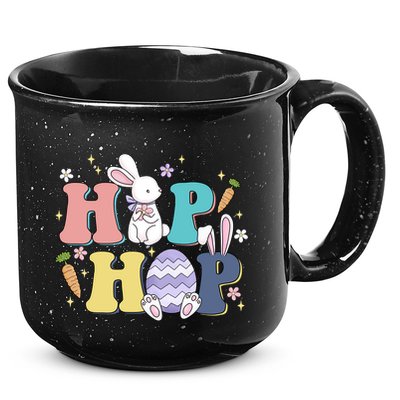 Hip Hop Cute Easter Bunny 15oz Campfire Ceramic Mug
