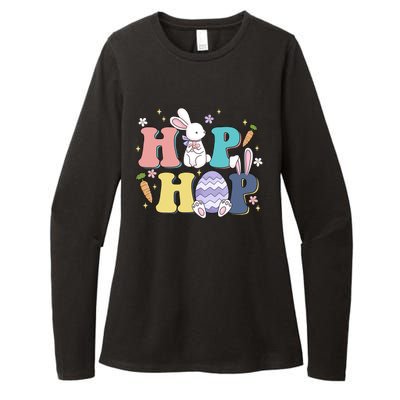 Hip Hop Cute Easter Bunny Womens CVC Long Sleeve Shirt