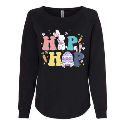 Hip Hop Cute Easter Bunny Womens California Wash Sweatshirt