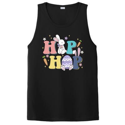 Hip Hop Cute Easter Bunny PosiCharge Competitor Tank