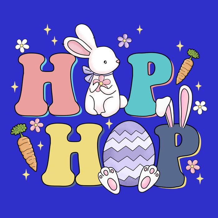 Hip Hop Cute Easter Bunny Tall T-Shirt