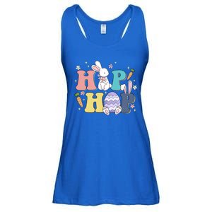 Hip Hop Cute Easter Bunny Ladies Essential Flowy Tank