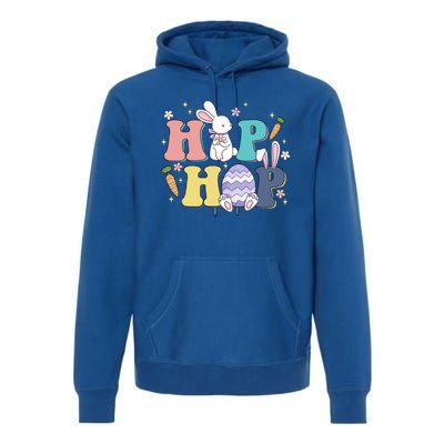 Hip Hop Cute Easter Bunny Premium Hoodie