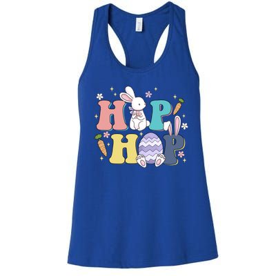 Hip Hop Cute Easter Bunny Women's Racerback Tank