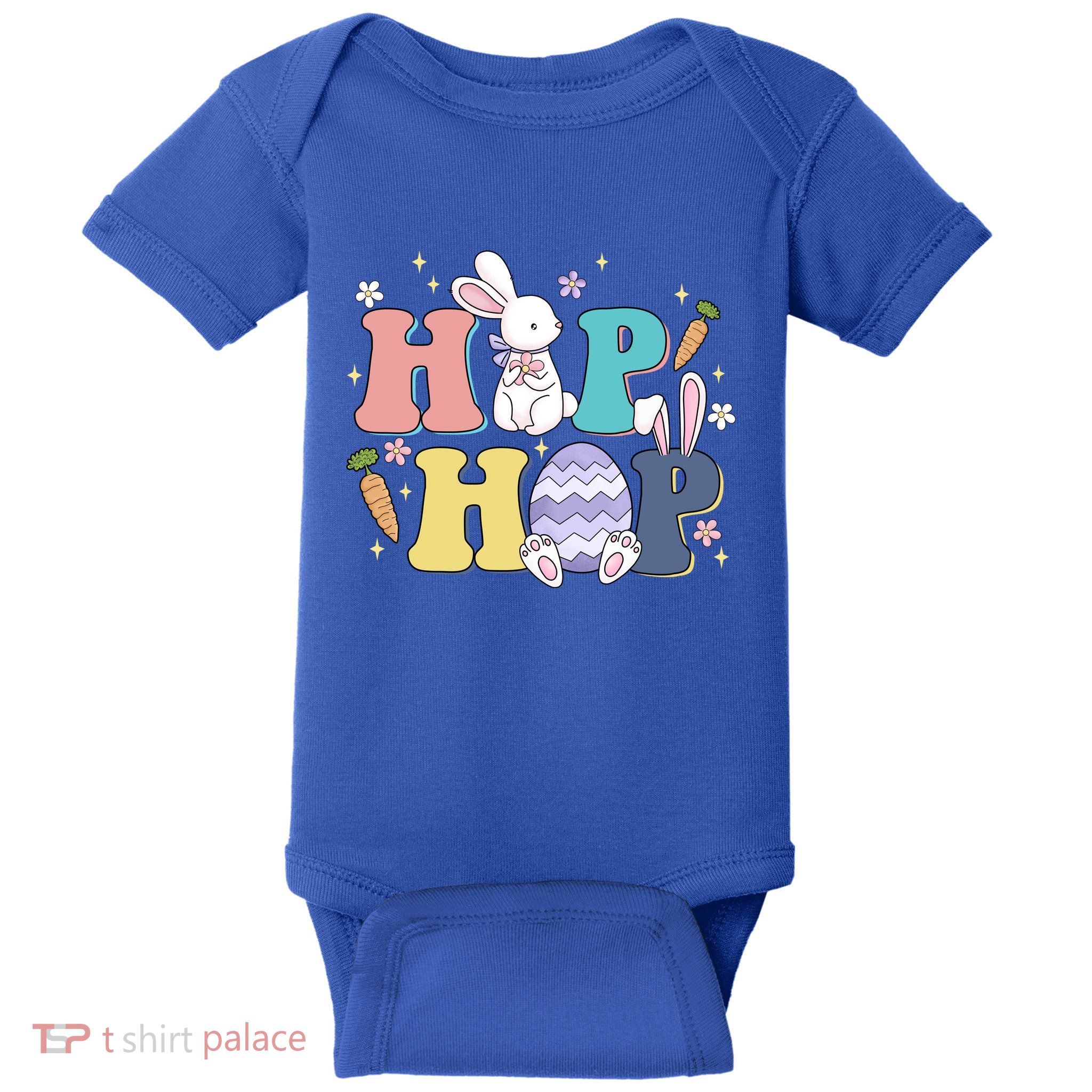 Hip Hop Cute Easter Bunny Baby Bodysuit