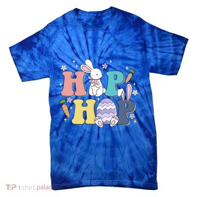 Hip Hop Cute Easter Bunny Tie-Dye T-Shirt