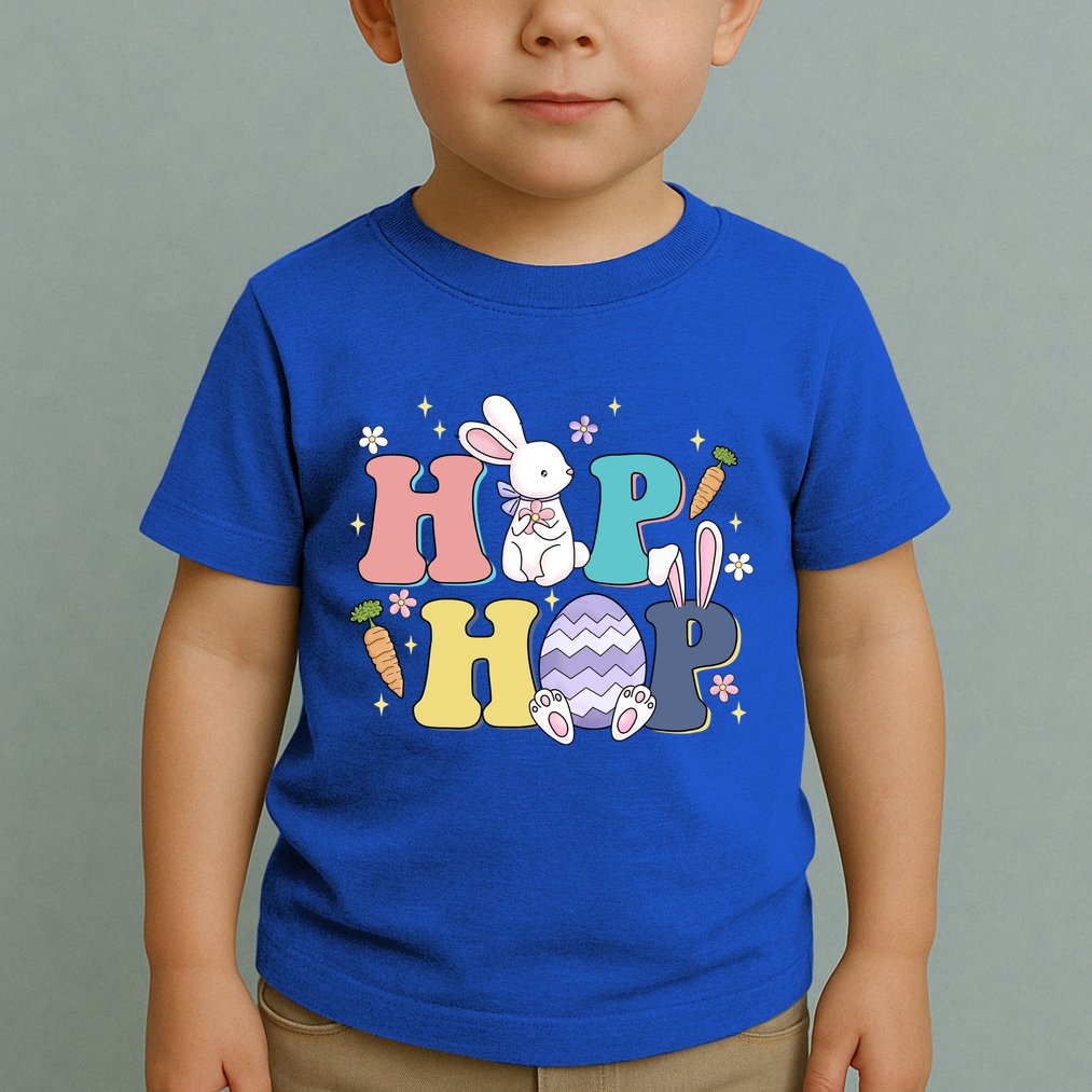 Hip Hop Cute Easter Bunny Toddler T-Shirt