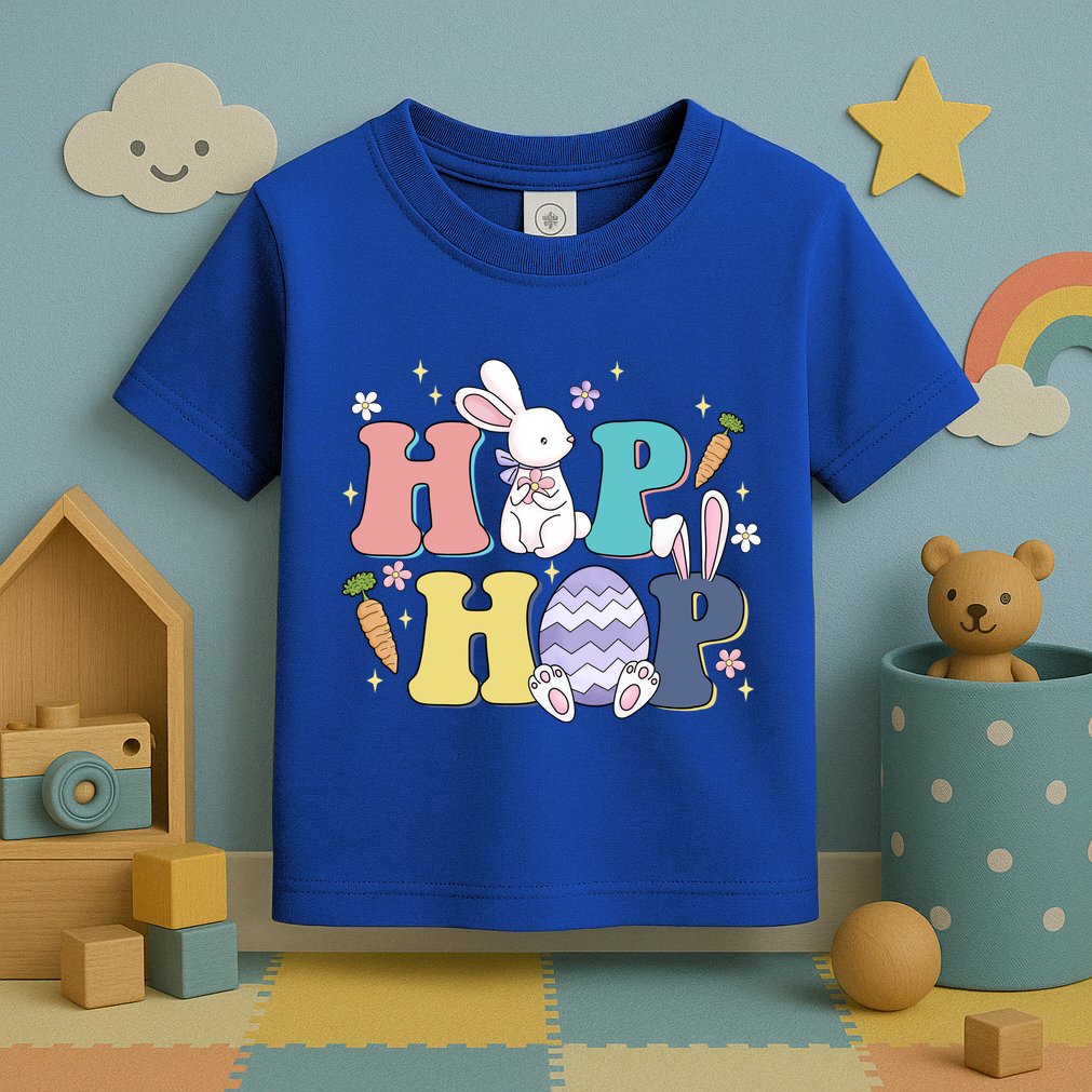 Hip Hop Cute Easter Bunny Toddler T-Shirt
