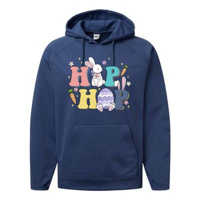 Hip Hop Cute Easter Bunny Performance Fleece Hoodie