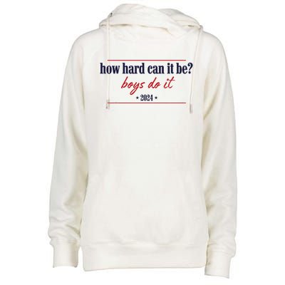 How Hard Can It Be Do It 2024 Womens Funnel Neck Pullover Hood