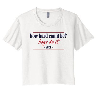 How Hard Can It Be Do It 2024 Women's Crop Top Tee