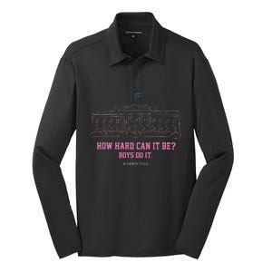 How Hard Can It Be Boy Do It Silk Touch Performance Long Sleeve Polo