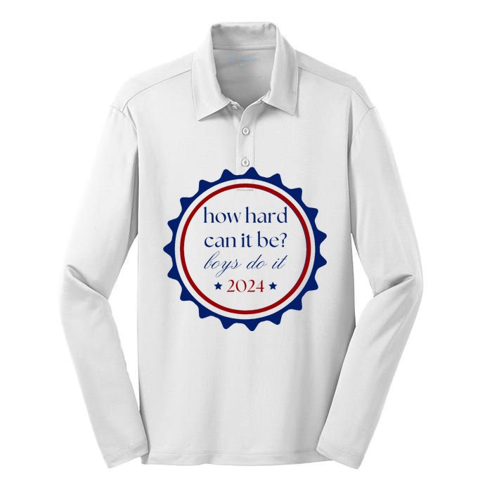 How Hard Can It Be Do It 2024 Silk Touch Performance Long Sleeve Polo