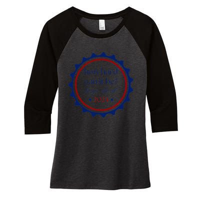 How Hard Can It Be Do It 2024 Women's Tri-Blend 3/4-Sleeve Raglan Shirt