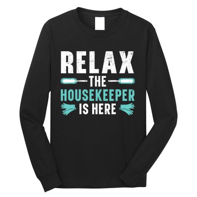 Housekeeping Housekeeper Cleaner Job Cleaning Crew Long Sleeve Shirt