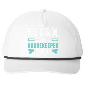 Housekeeping Housekeeper Cleaner Job Cleaning Crew Snapback Five-Panel Rope Hat