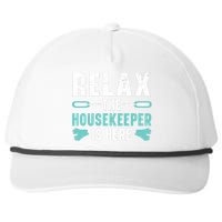 Housekeeping Housekeeper Cleaner Job Cleaning Crew Snapback Five-Panel Rope Hat