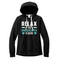 Housekeeping Housekeeper Cleaner Job Cleaning Crew Women's Fleece Hoodie