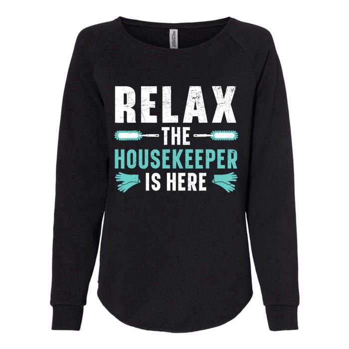 Housekeeping Housekeeper Cleaner Job Cleaning Crew Womens California Wash Sweatshirt