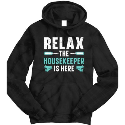 Housekeeping Housekeeper Cleaner Job Cleaning Crew Tie Dye Hoodie