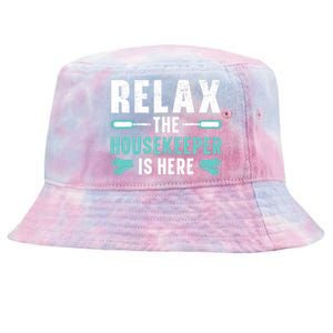 Housekeeping Housekeeper Cleaner Job Cleaning Crew Tie-Dyed Bucket Hat