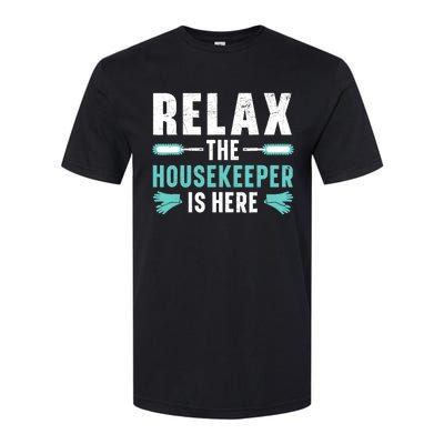 Housekeeping Housekeeper Cleaner Job Cleaning Crew Softstyle CVC T-Shirt