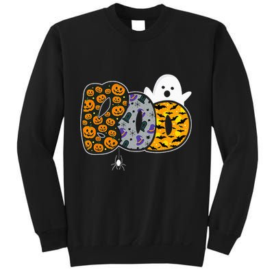 Hilarious Halloween Costume with Ghosts and Pumpkins Sweatshirt