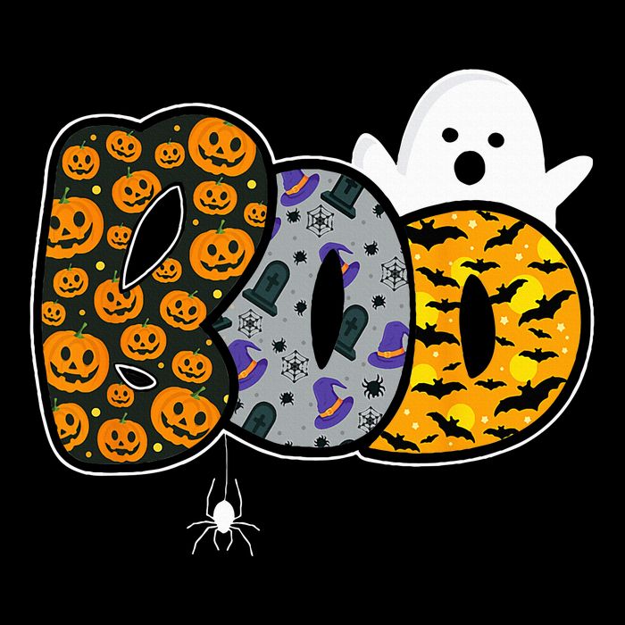 Hilarious Halloween Costume with Ghosts and Pumpkins 16 in Basic Backpack
