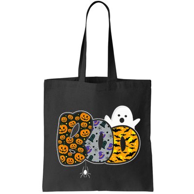 Hilarious Halloween Costume with Ghosts and Pumpkins Bag