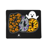 Hilarious Halloween Costume with Ghosts and Pumpkins Mousepad