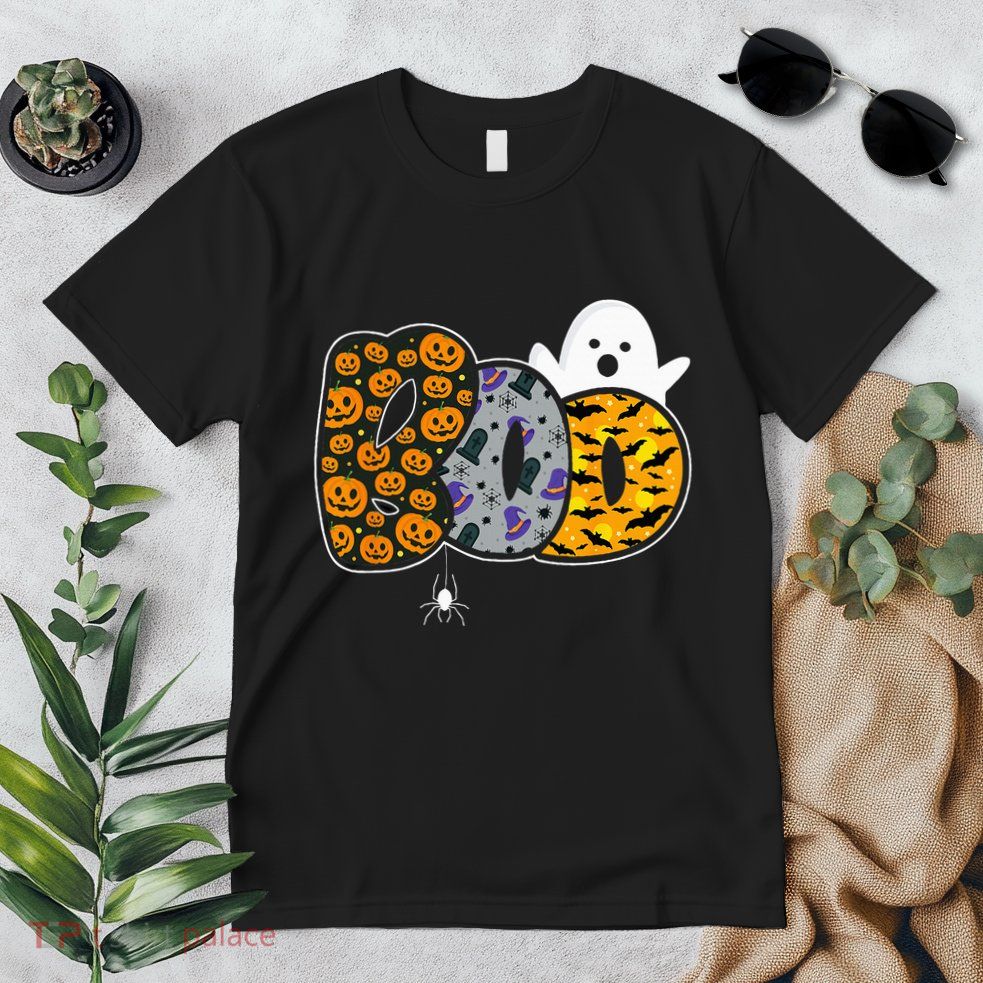 Hilarious Halloween Costume with Ghosts and Pumpkins Premium T-Shirt