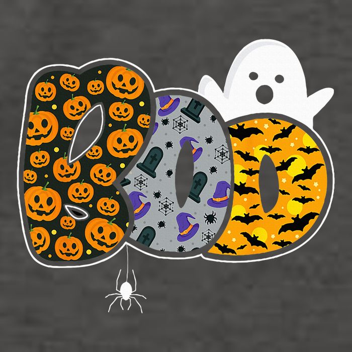 Hilarious Halloween Costume with Ghosts and Pumpkins Vector Backpack