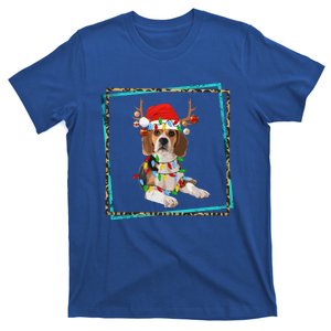 Happy Holidays Christmas Beagle Reindeer Santa Dog Mom Puppy Meaningful Gift T-Shirt