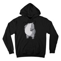 Hippo Hippopotamus Costume Gift Hoodie