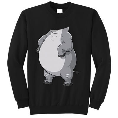 Hippo Hippopotamus Costume Gift Sweatshirt