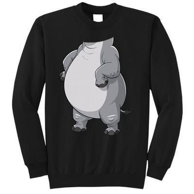 Hippo Hippopotamus Costume Gift Sweatshirt