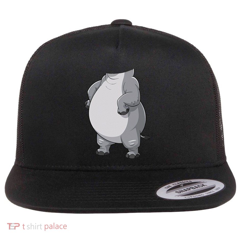 Hippo Hippopotamus Costume Gift Flatbill Hat
