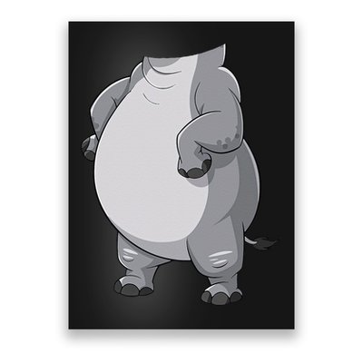 Hippo Hippopotamus Costume Gift Poster