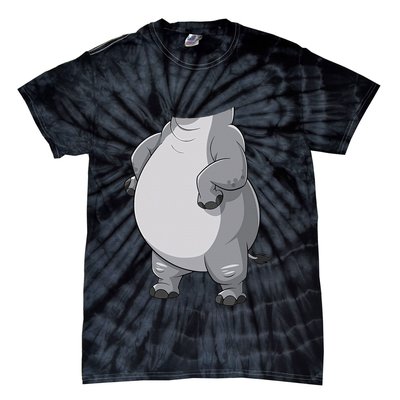 Hippo Hippopotamus Costume Gift Tie-Dye T-Shirt