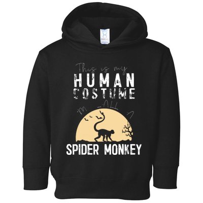 Halloween Human Costume Spider Monkey Creepy Horror Toddler Hoodie