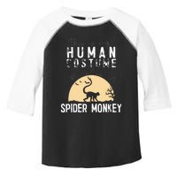 Halloween Human Costume Spider Monkey Creepy Horror Toddler Fine Jersey T-Shirt