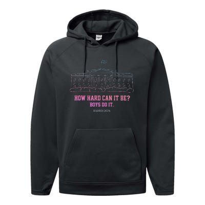 How Hard Can It Be Do It Harris 2024 Performance Fleece Hoodie