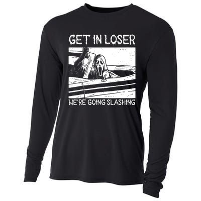 Horror Halloween Character Get In Loser WeRe Going Slashing Cooling Performance Long Sleeve Crew